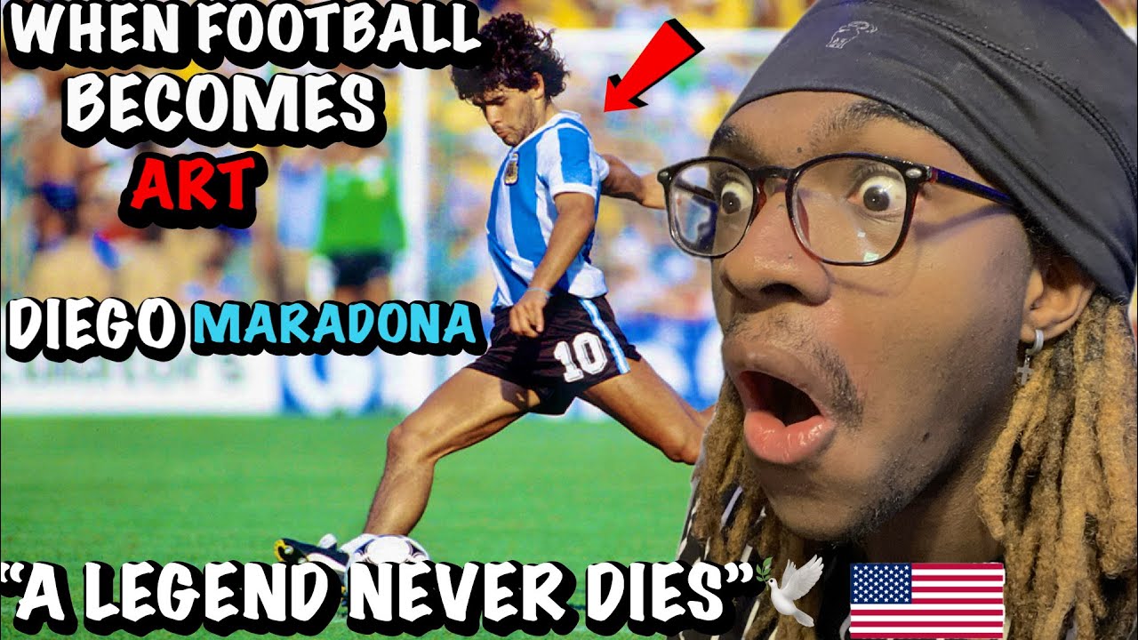 Диего МАРАДОНА 🕊️ | ПОТЕРЯННЫЙ, НО НИКОГДА НЕ ЗАБЫТЫЙ — Американец реагирует на то, как футбол ст...
