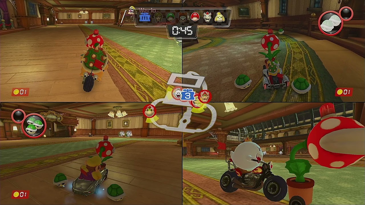 Mario Kart 8 Deluxe - Battle Race II - 3 Players