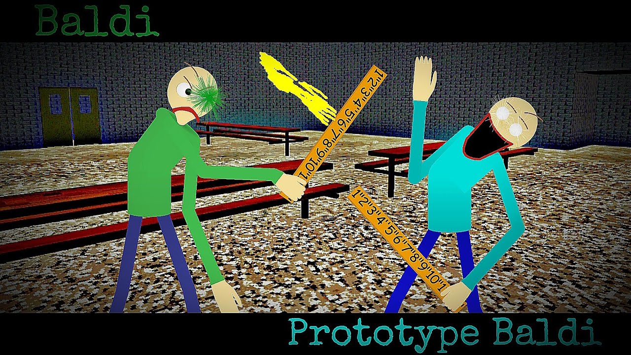 Baldi VS Prototype Baldi (Stick Nodes) Animation