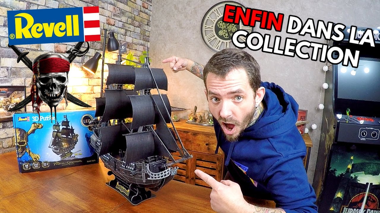 ENFIN !!! J'AI LE BLACK PEARL LED ÉDITION DE LA MARQUE REVELL présentation Pirates des Caraïbes