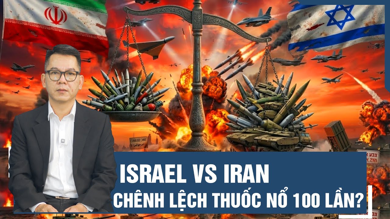 Bình quân sự | Cán cân nổ: So sánh sức mạnh tàn phá của Iran và Israel