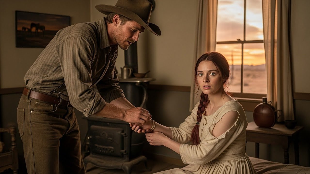 She Had Bruises Shaped Like Fingerprints, The Cowboy Traced Them Gently And Asked 