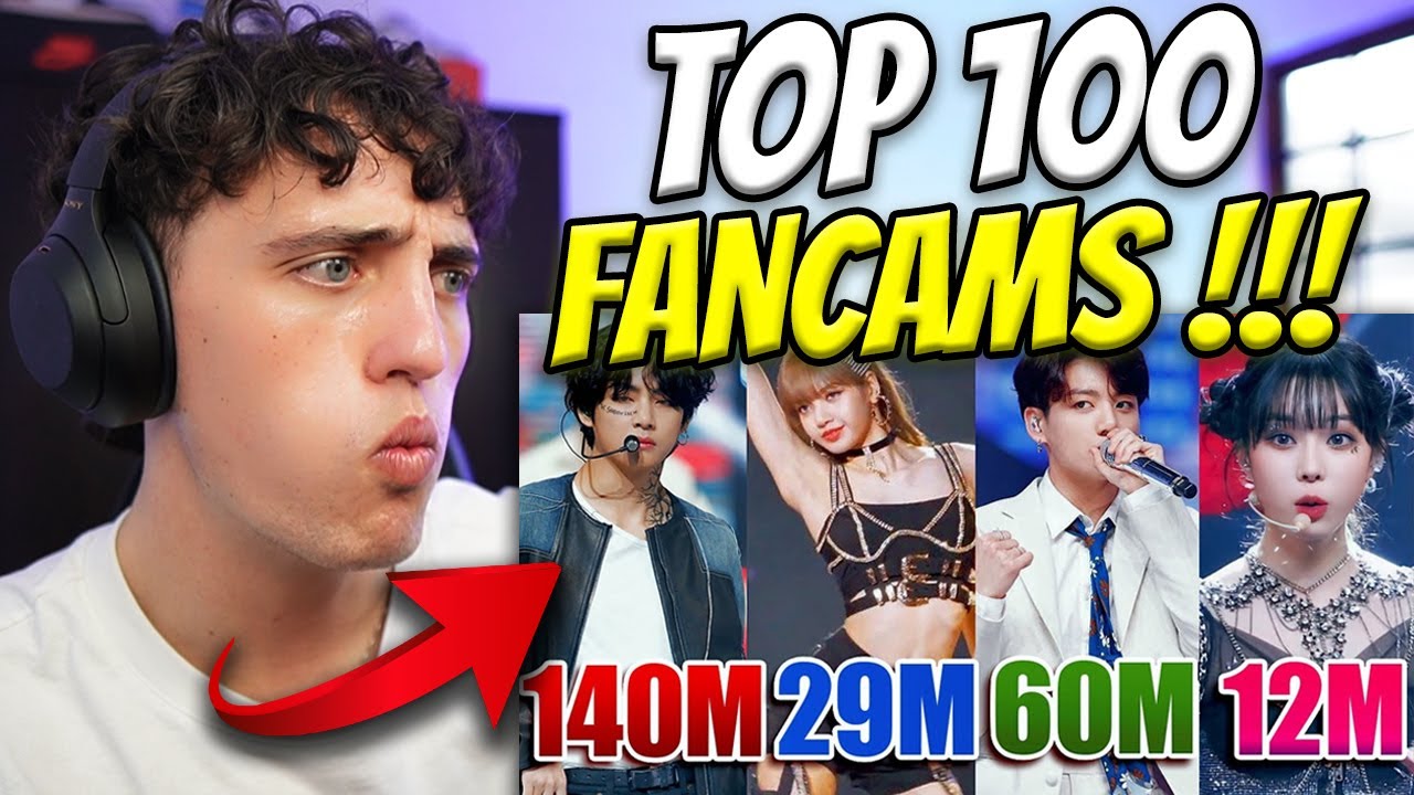 Южноафриканская реакция на ТОП-100 САМЫХ ПРОСМОТРИМЫХ K-Pop фанкамов всех времен - 2022 !!!