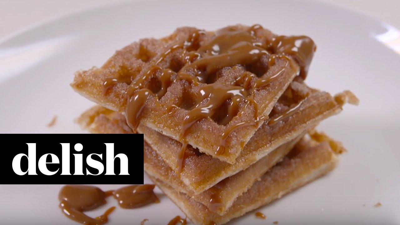How To Make Churro Waffles | Delish