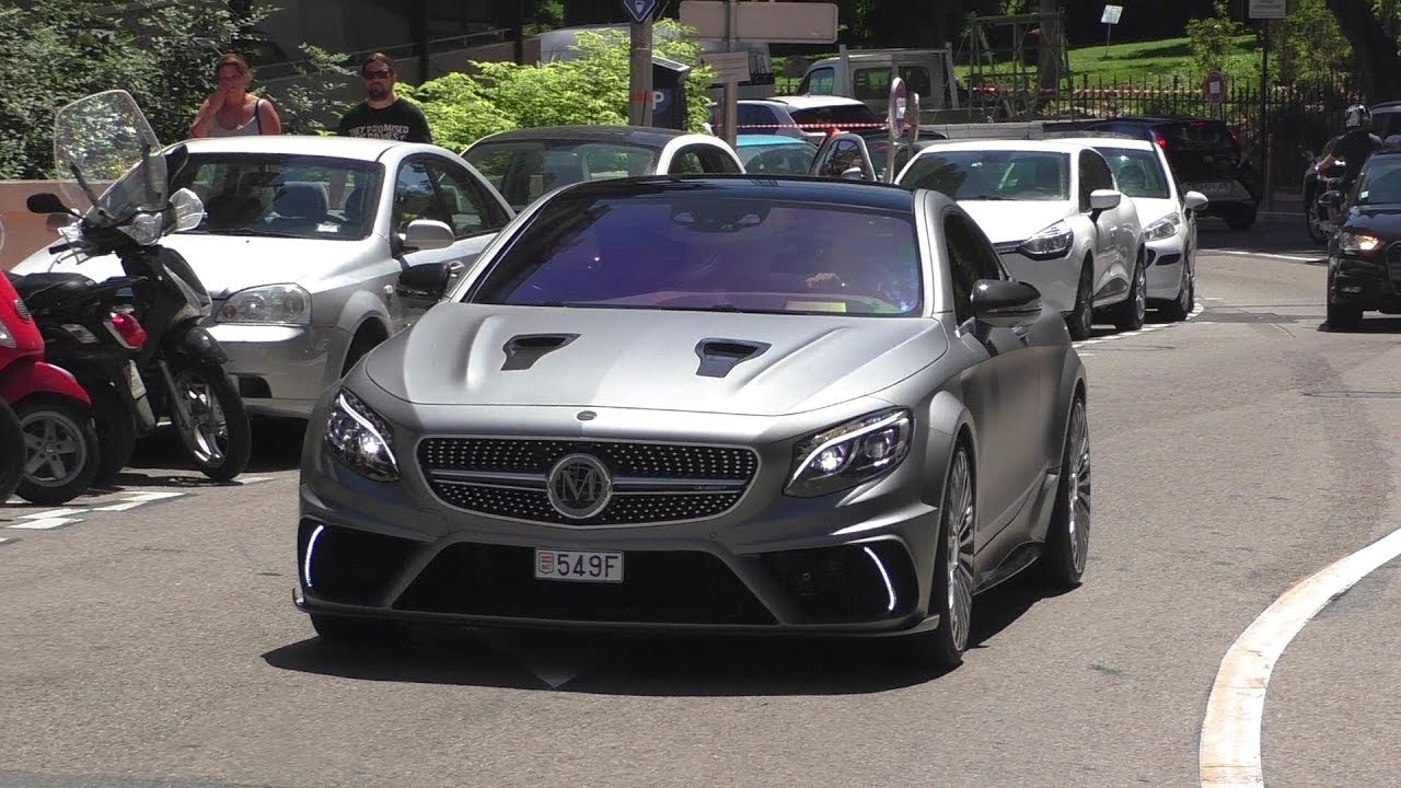 Mansory Mercedes S63 AMG Coupé | Accelerations & Driving in Monaco