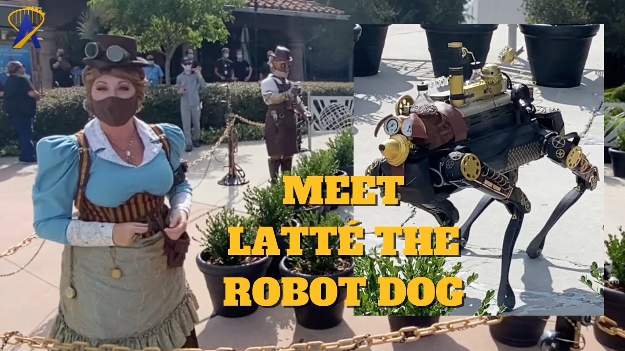 Latte, Steampunk Robot Dog That Runs on Coffee at Toothsome Chocolate Emporium