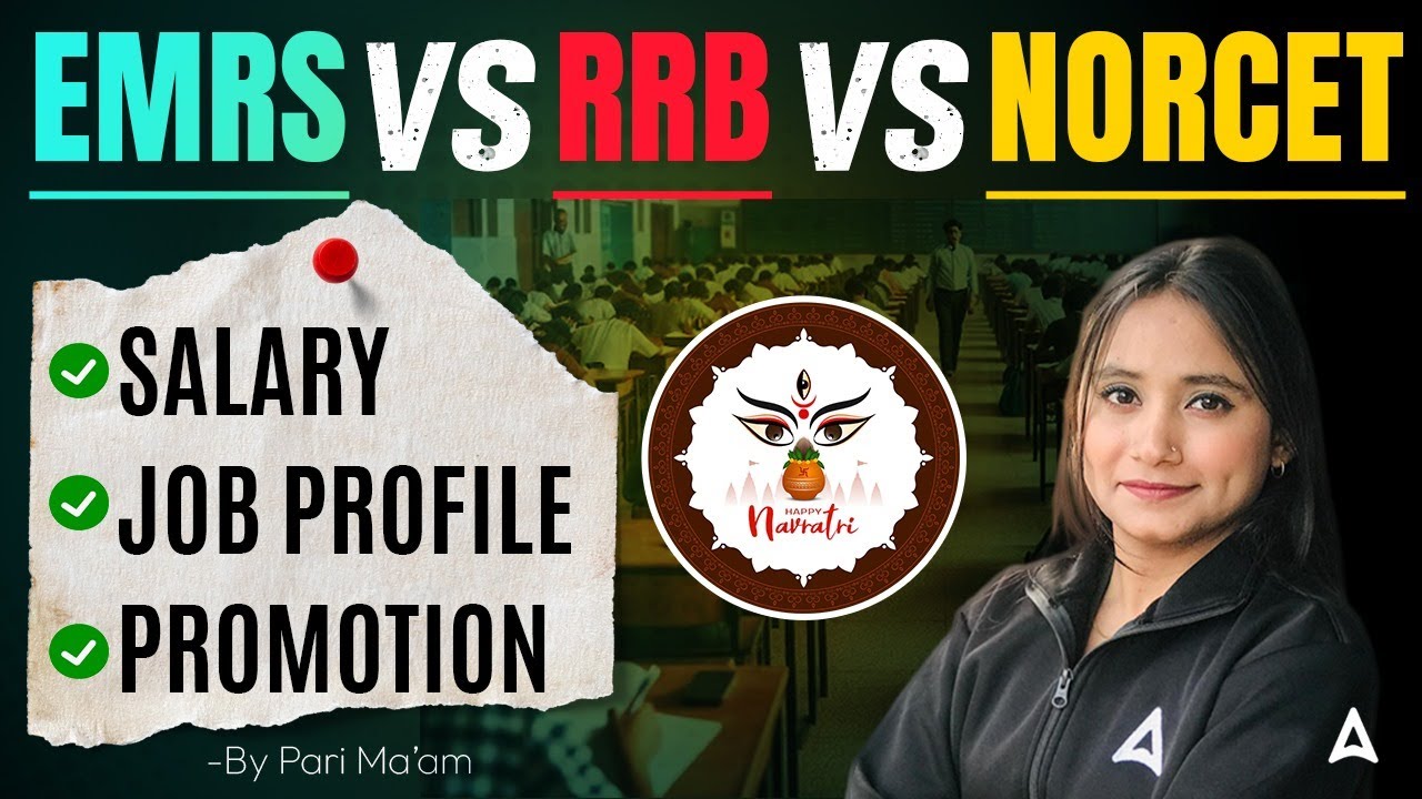 EMRS vs RRB vs NORCET | Salary, Job Profile, Promotion Comparison | Best Career Options in Nursing