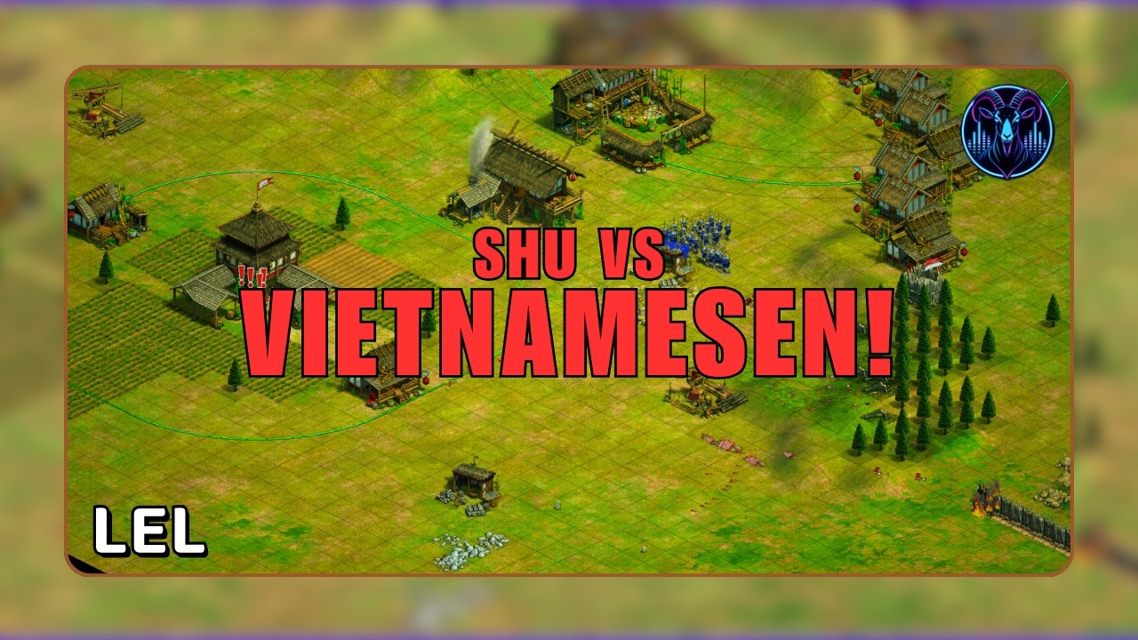 Shu vs Vietnamesen | AoE2 Rangliste #19 | Low Elo Legend |  KazoKalzoneGaming