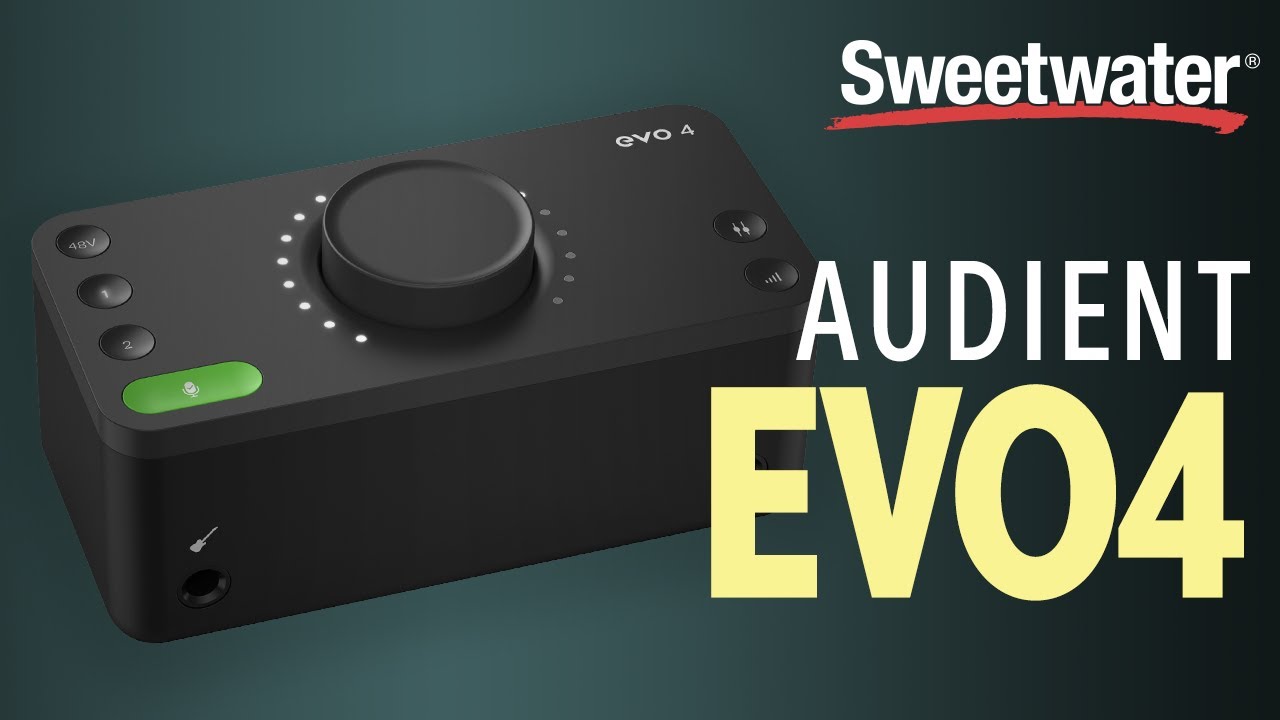 Audient EVO 4 USB Audio Interface Overview