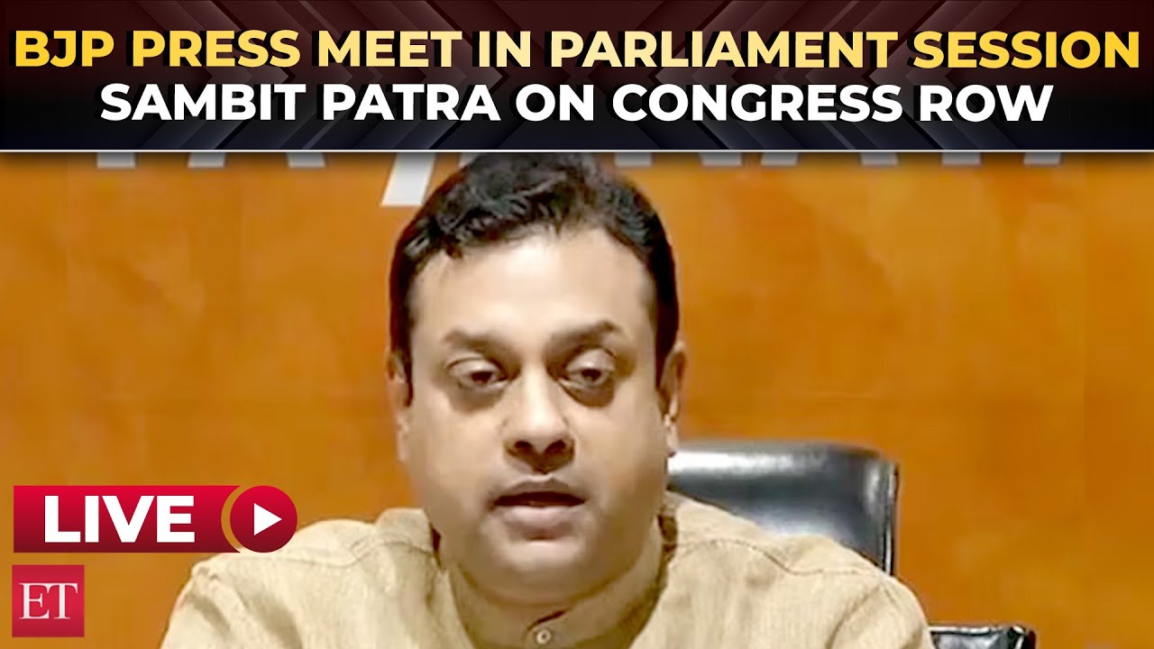 BJP press conference by Sambit Patra | Parliament | LIVE