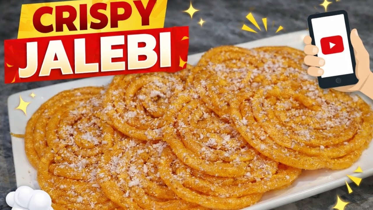Market Style Crispy Jalebi at Home | Easy Jalebi Recipe