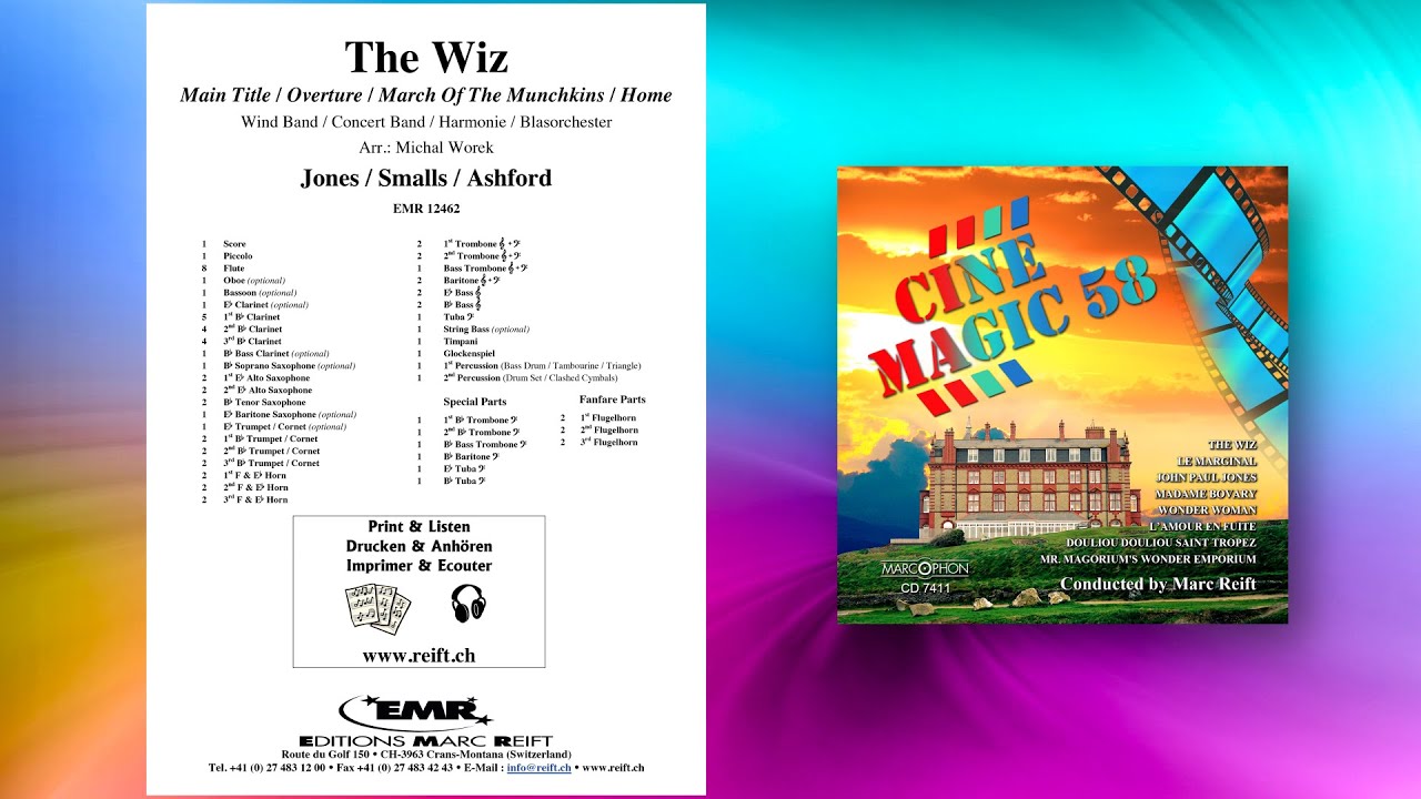 Quincy Jones: The Wiz - Editions Marc Reift - for Concert Band