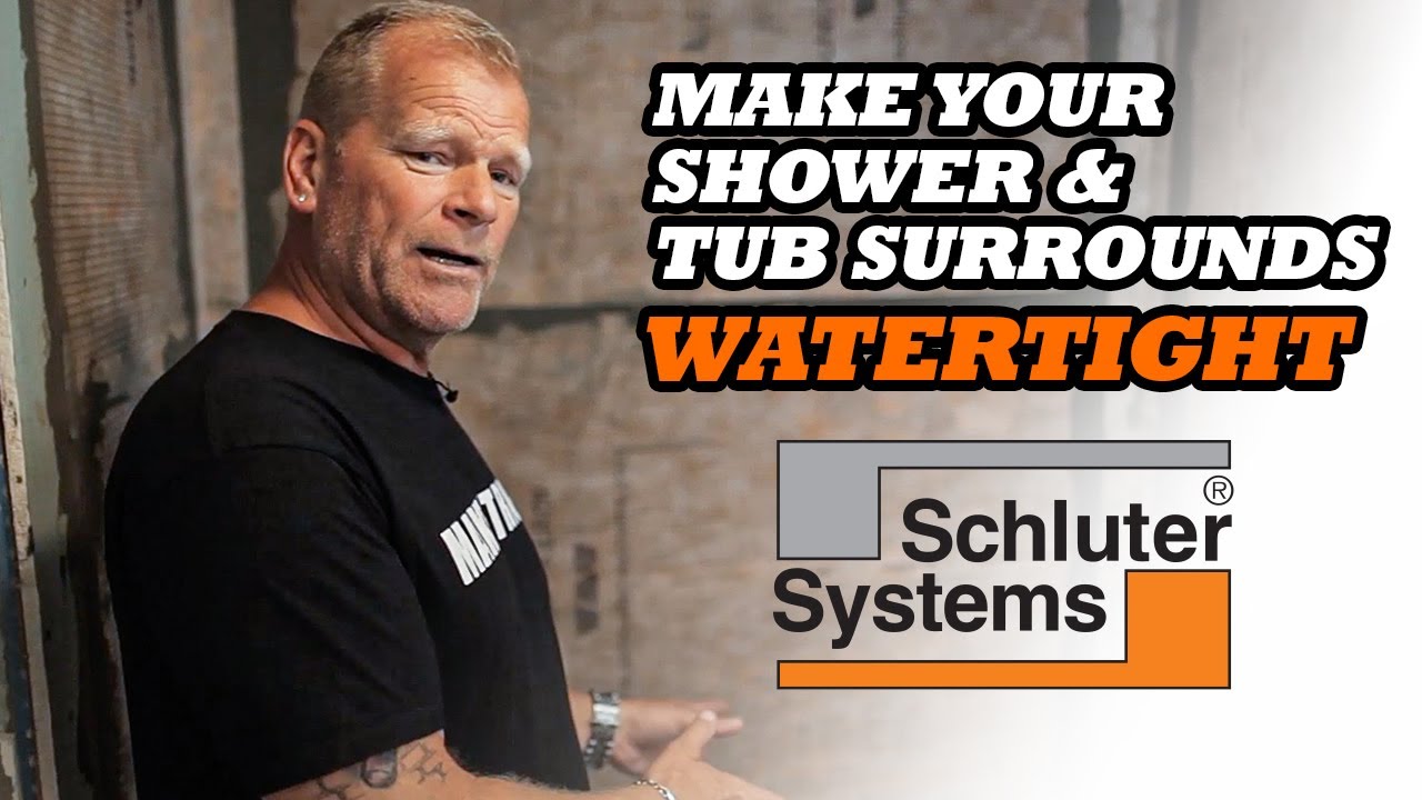 Schluter Systems - Mike Holmes Helps You Make Your Shower & Tub Surrounds Watertight!