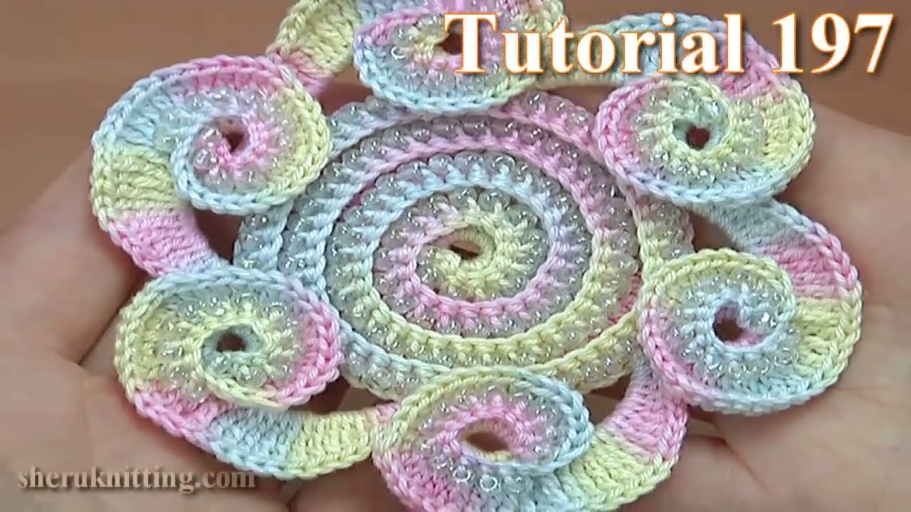 How Crochet Flower/Author's Design/Free Video Tutorial