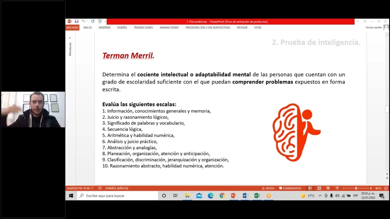 Terman Merril Prueba psicométrica