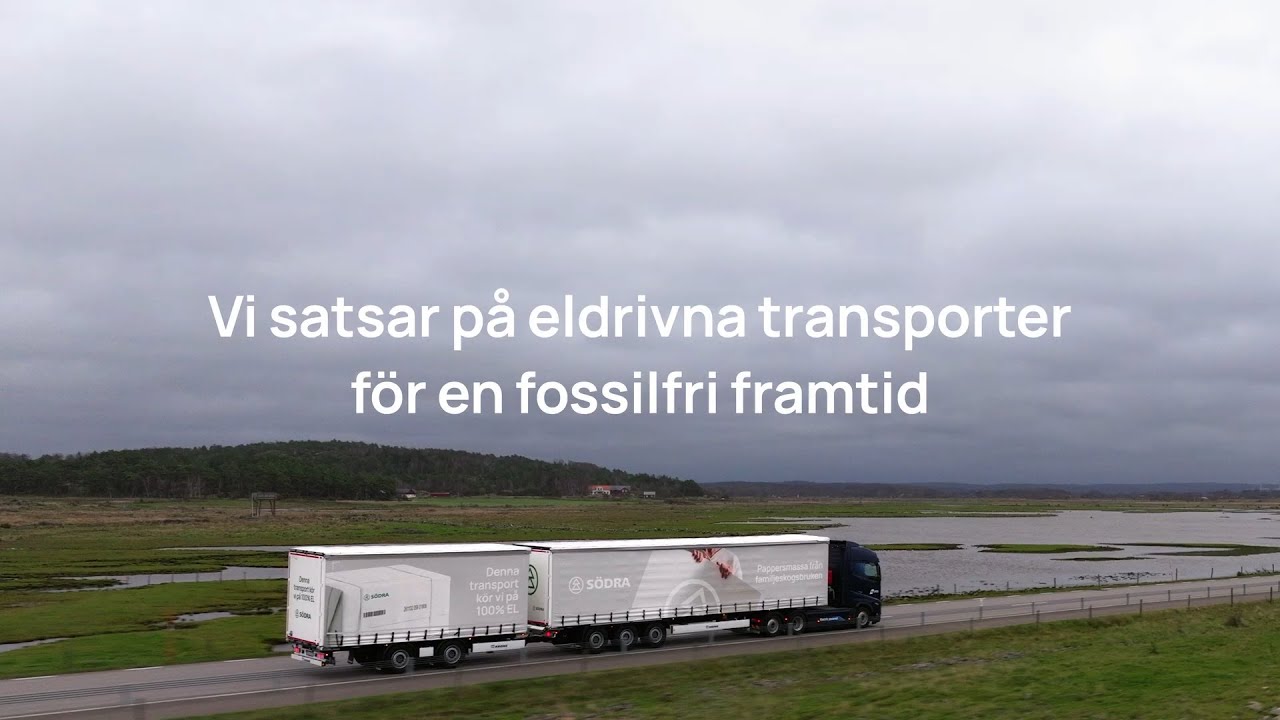 Södras första eldrivna lastbil
