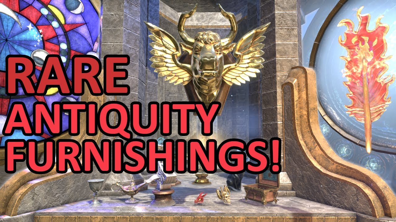 Previewing ALL the New ESO Greymoor Antiquity Furnishings!