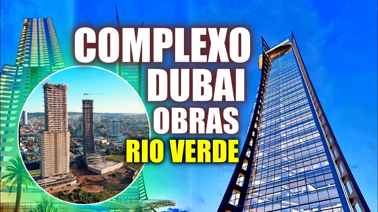 ⭐COMPLEXO DUBAI RIO VERDE EM OBRAS - MAIOR DO INTERIOR ⭐#obras #arquitetura #drone #maiordobrasil