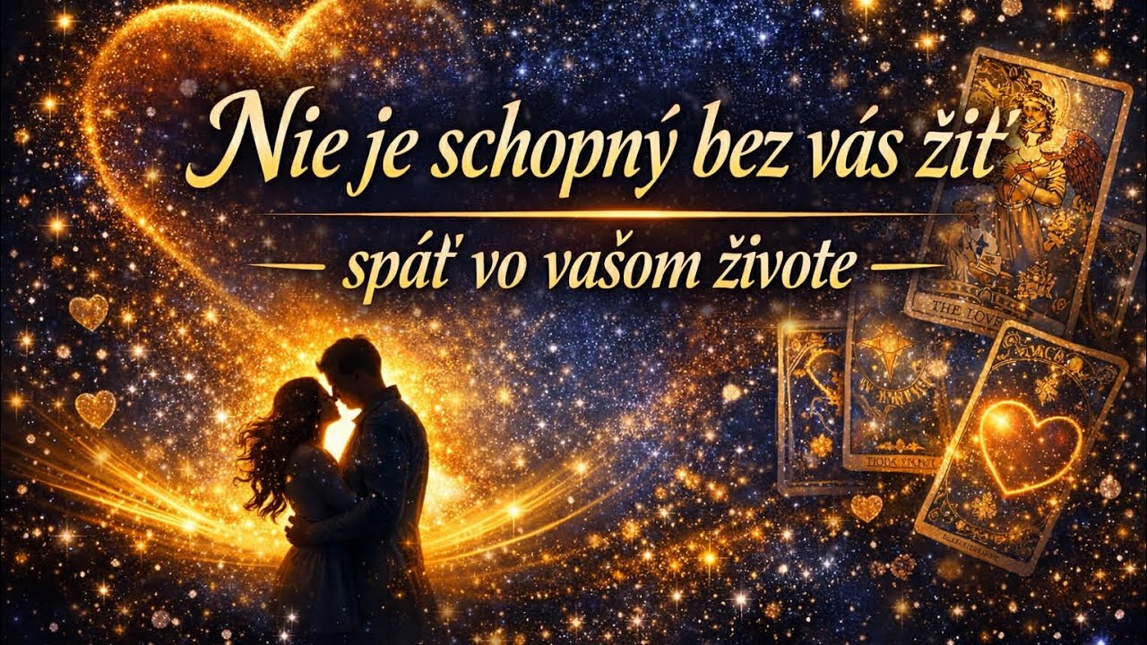 🚨❤️NIE JE SCHOPNÝ BEZ VÁS ŽIŤ-späť vo vašom živote !!!❤️🚨