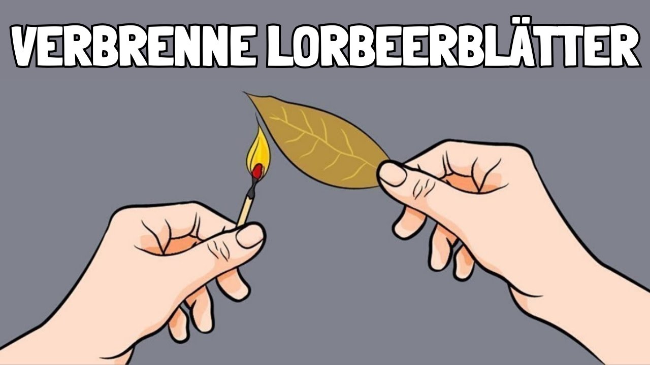 DAS passiert, wenn du Lorbeerblätter verbrennst