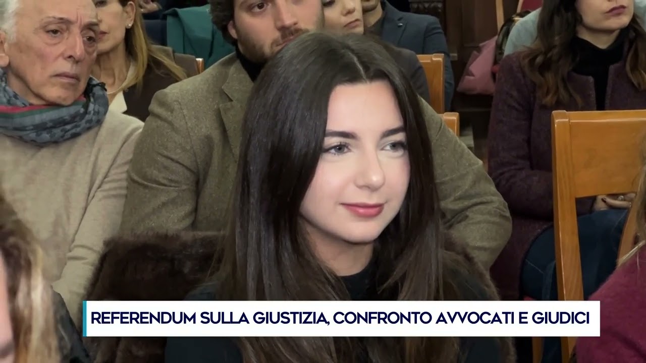 REFERENDUM SULLA GIUSTIZIA, CONFRONTO AVVOCATI E GIUDICI