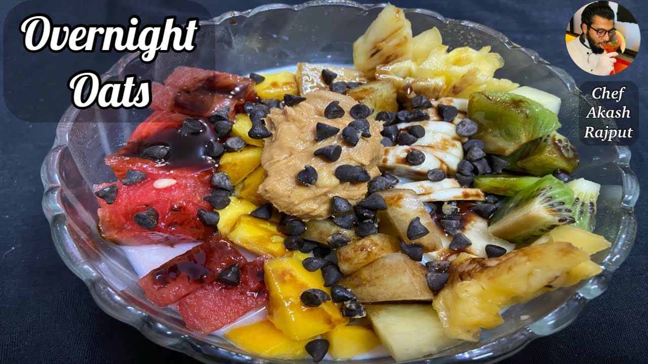 Overnight Oats | Oat Recipe for Weight Loss | Healthy Oat Recipe | Milk Oat Recipe