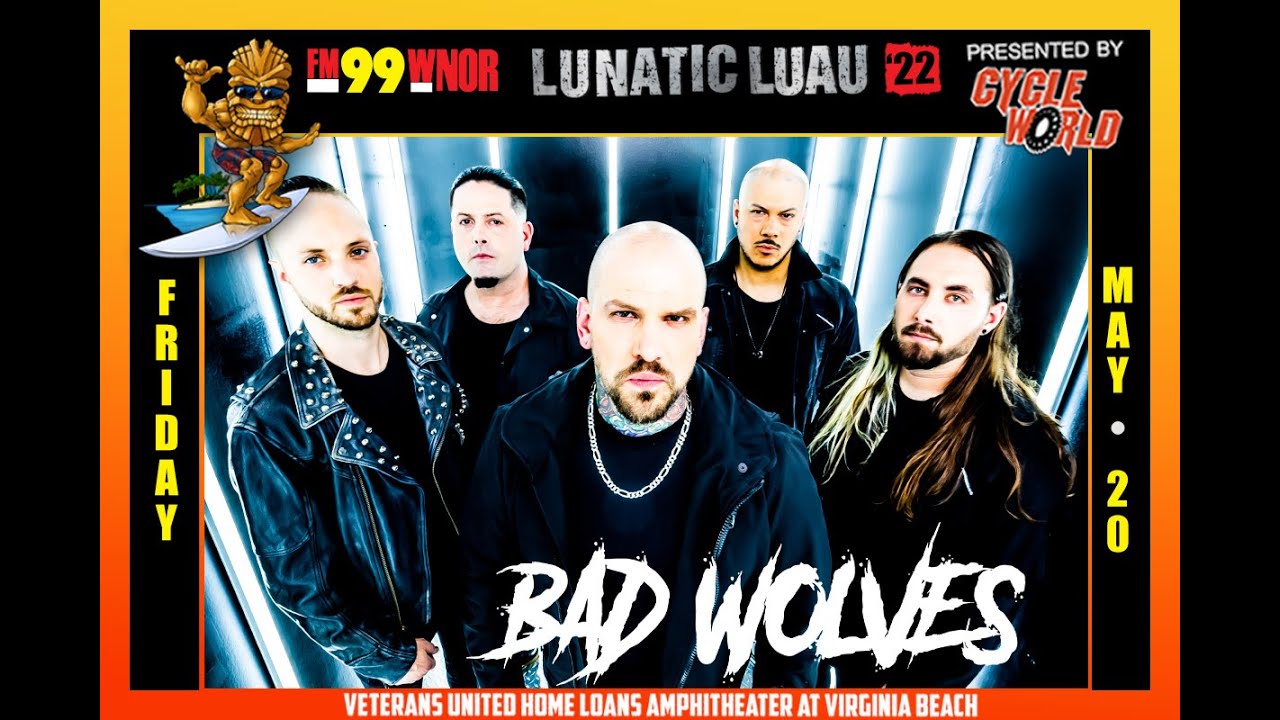 Bad Wolves Interview Interview - FM99 Lunatic Luau '22 - FM99 WNOR