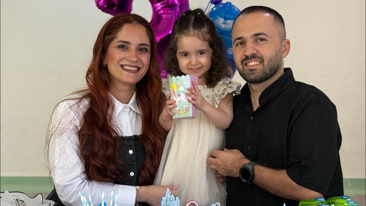 Wlina’s 3rd birthday لەدایک بوونی ولینا خان 👧🎉🎂