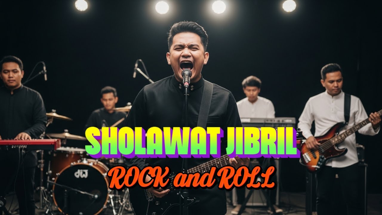 Menggetarkan Jiwa! Rasakan Energi Positif Lewat Melodi Gitar Elektrik Sholawat Jibril rock