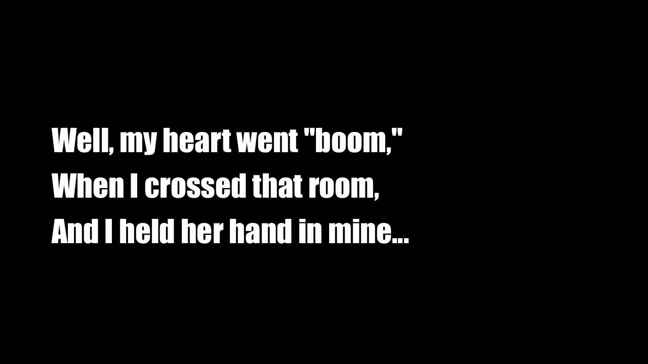 I saw her standing there - The Beatles Lyrics.