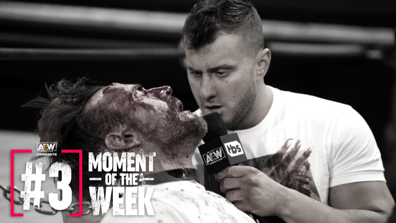 ГРАФИЧЕСКОЕ ПРЕДУПРЕЖДЕНИЕ: MJF Guts CM Punk перед матчем на Revolution | AEW Dynamite, 02.03.2022