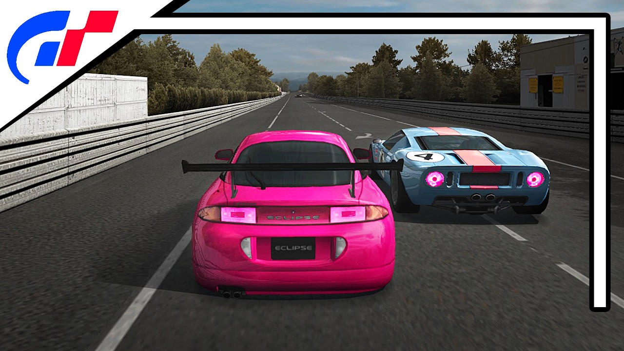 Gran Turismo 4 Spec II - Le Mans - Mitsubishi Eclipse vs Ford GT LM