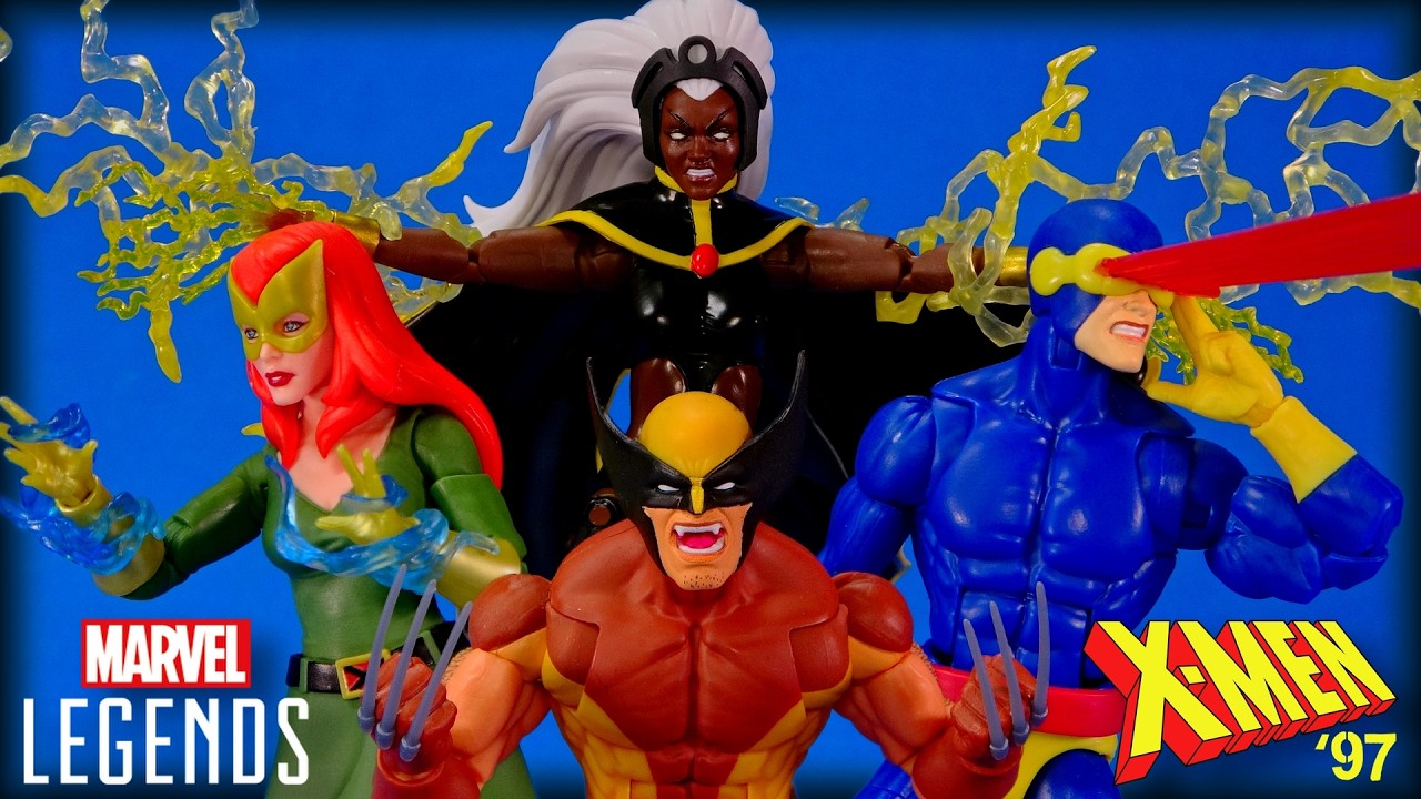 Обзор эксклюзивной фигурки Hasbro от Marvel Legends X-Men '97 Росомаха Шторм Джин Грей Циклоп Пульс!
