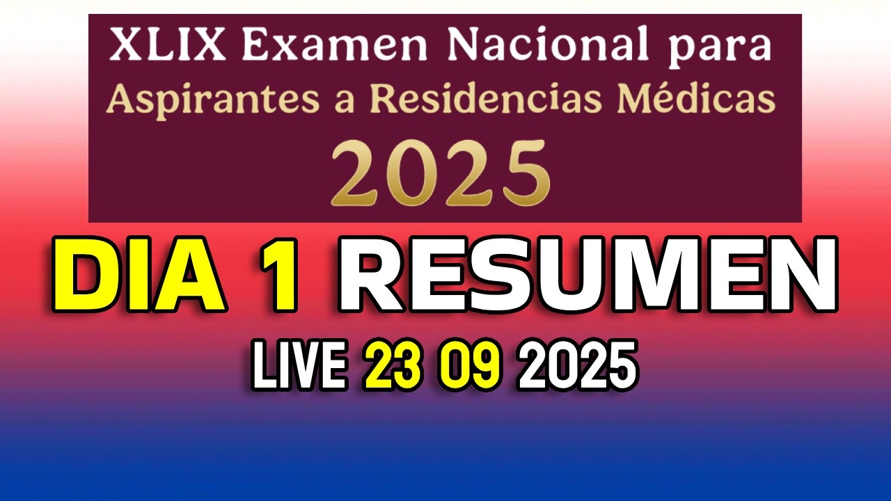 23/09 👁️📚 ENARM 2025 Día 1 | Recap con Dr Reyner 🔎 Oftalmo sin inglés ✨