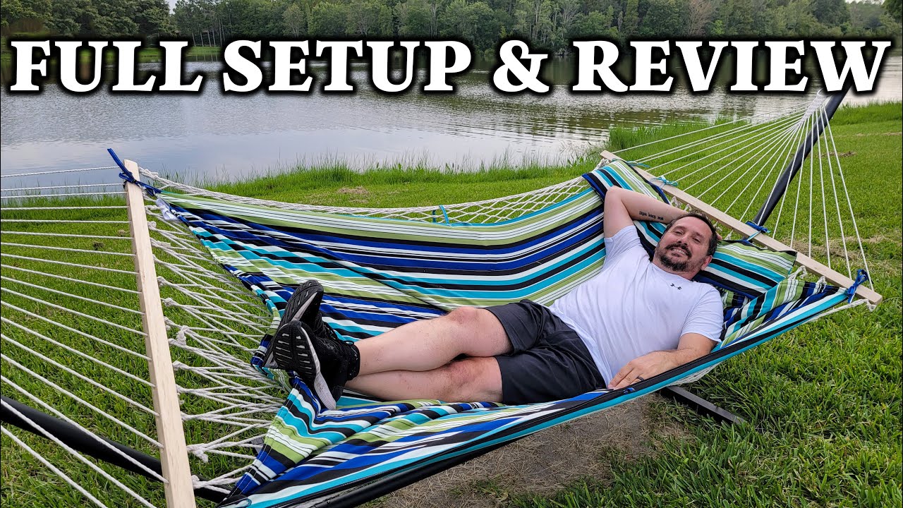SUNCREAT Hammock Double Hammock with Stand - Review
