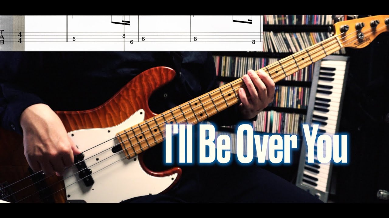 TOTO - I'll Be Over You (Bass Cover) Bass TAB / for 4 strings!!!!