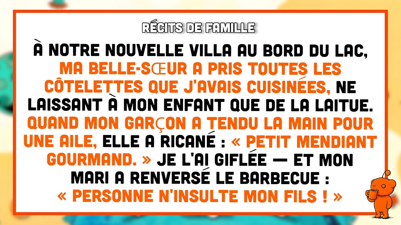 Ma belle-sœur a traité mon fils de « mendiant ». Je l'ai gif.lée — mon mari a renversé le barbecue.