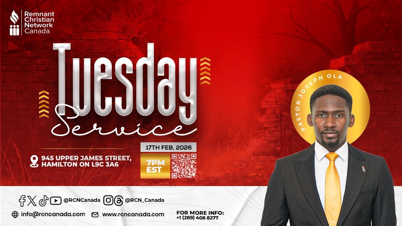TUESDAY WORSHIP SERVICE || FEBRUARY 17TH 2026