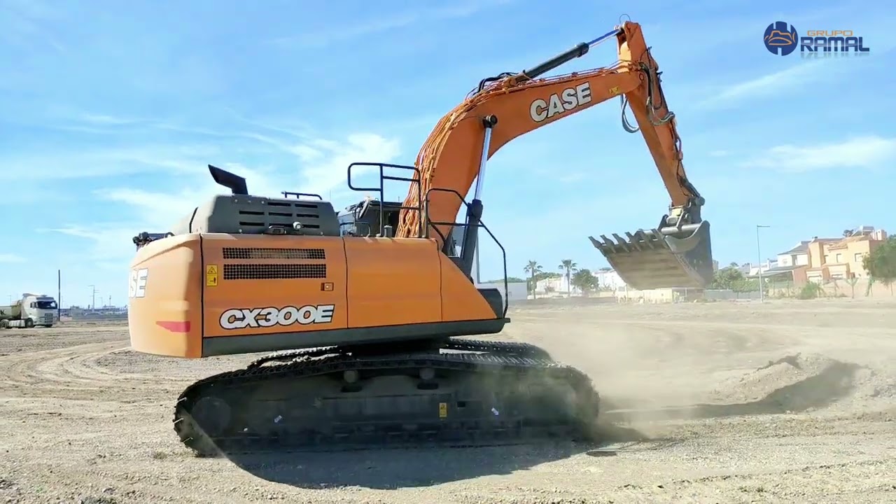 Case CX300 en acción después de su entrega