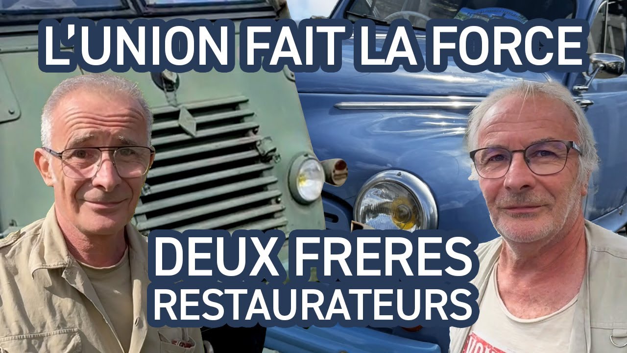 DEUX FRERES, DEUX LEGENDES / Peugeot 203 et Renault Goélette à Monneville.