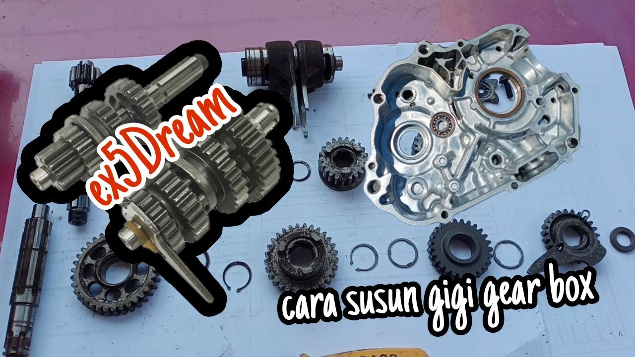Gear Box Ex5 | Cara susun dan pasang gigi gear box Ex5 | penjelasan utk pnp ke GBO | Jom belajar