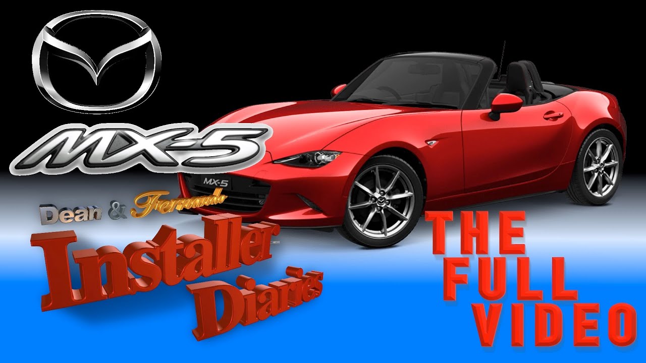 Mazda MX5 full car stereo install