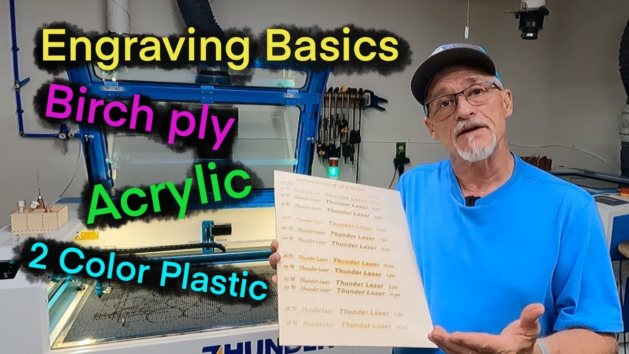 Engraving Basics in Wood, Acrylic and 2 Color Rowmark sign material