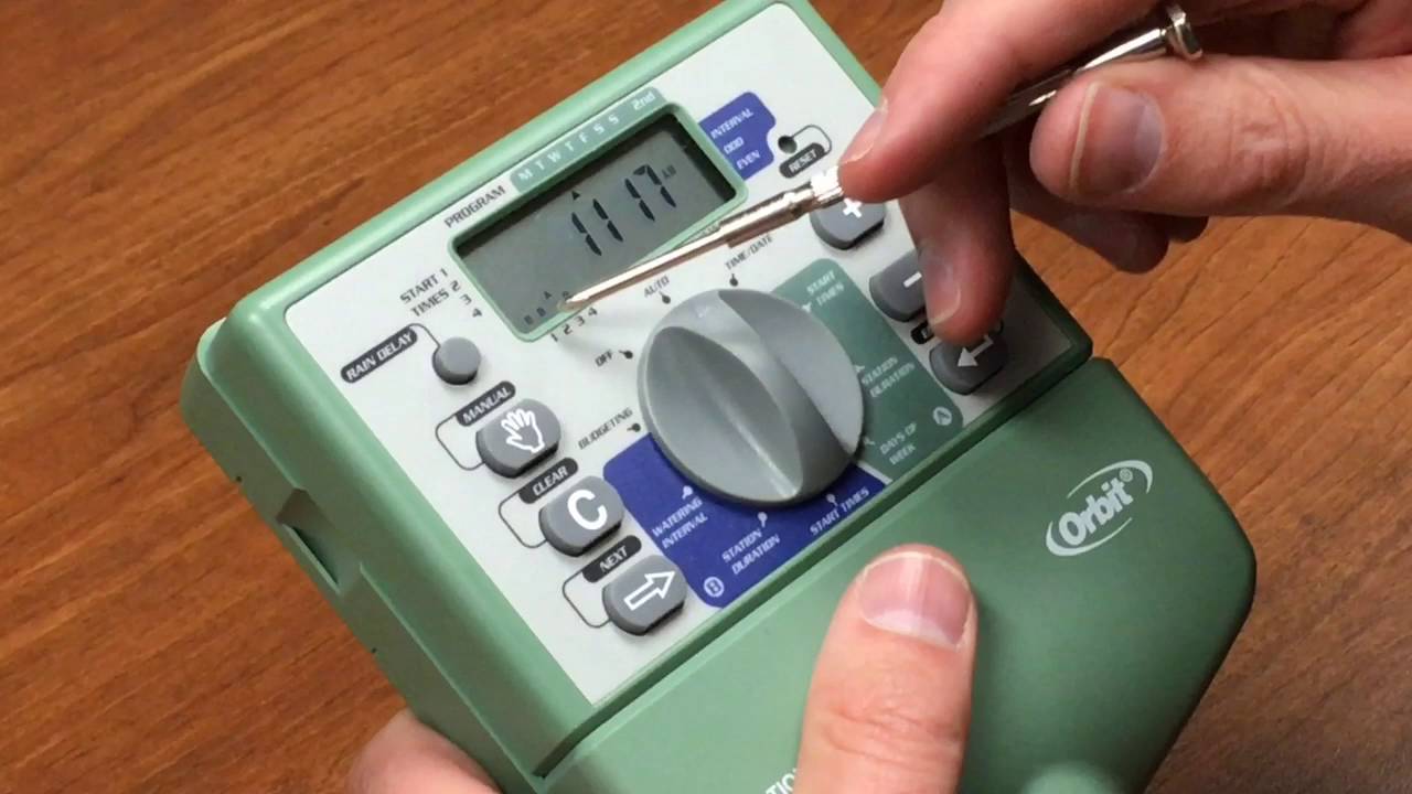 Program an Orbit Dial Star Timer