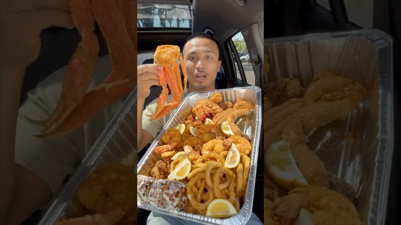 FRIED SEAFOOD😳 #shorts