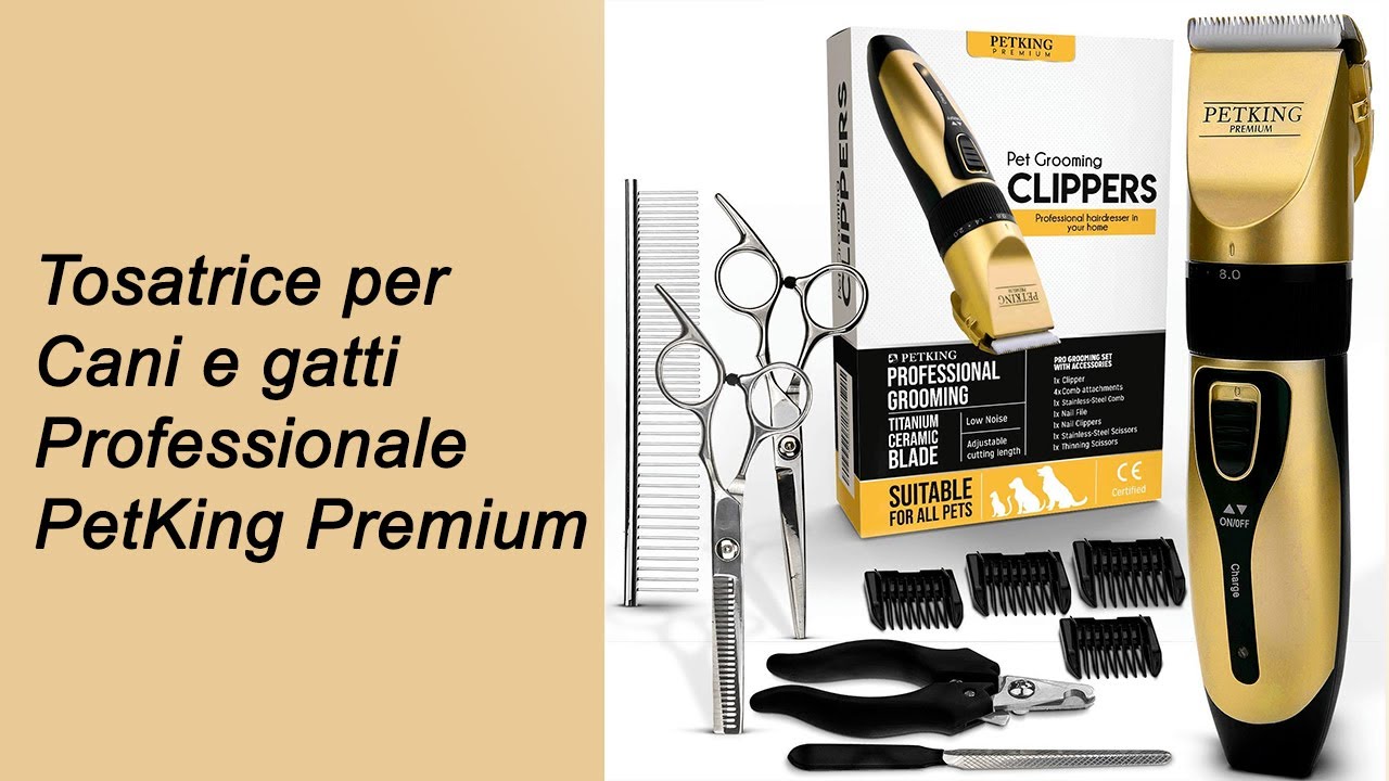 Tosatrice per Cani e gatti Professionale - PetKing Premium