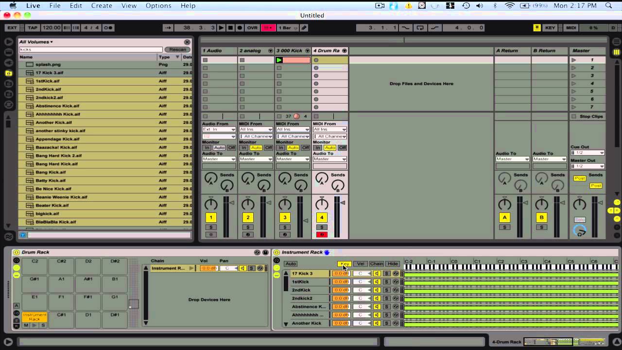 Ableton tutorial: How to create a drum kit selector like Maschine