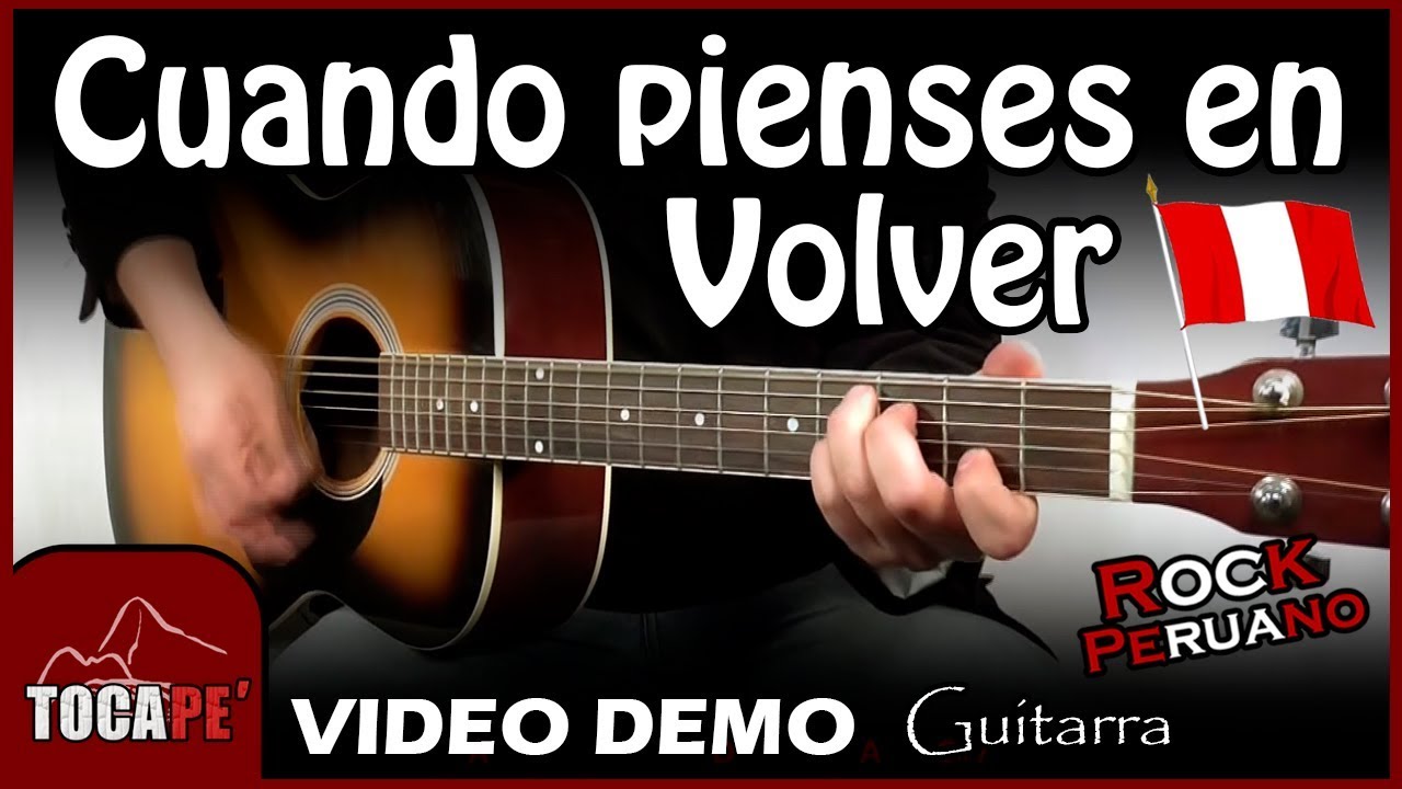 Cuando pienses en Volver - Pedro Suárez Vértiz - Cover #025 🎸