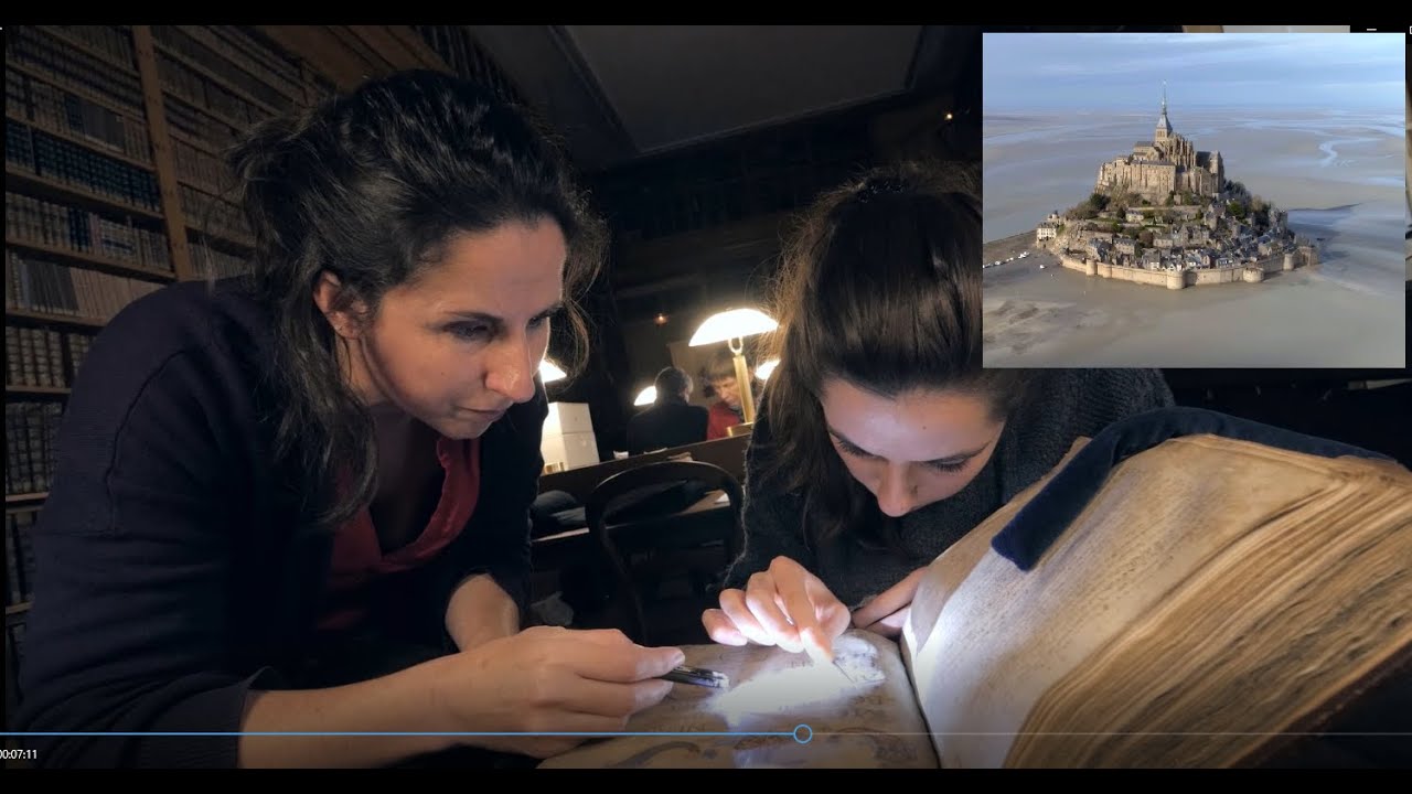 Analyse des matériaux employés dans les manuscrits médiévaux du Mont Saint-Michel