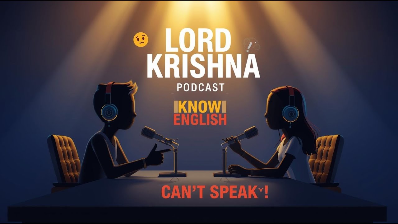 Lord Krishna’s Advice for Calm English Speaking | Slow English Podcast for Beginners   